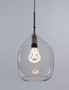 Vessel Large Shade in Clear with Plumen 001 Bulb E26