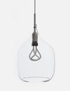 Vessel Large Shade in Clear with Plumen 001 Bulb E26