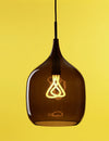 Vessel Large Shade in Grey with Plumen 001 Bulb E26