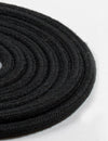 Fabric Cable Black Linen