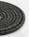 Fabric Cable Dark Linen