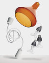 Drop Top Lamp Shade Set with Baby Plumen 001 Bulb